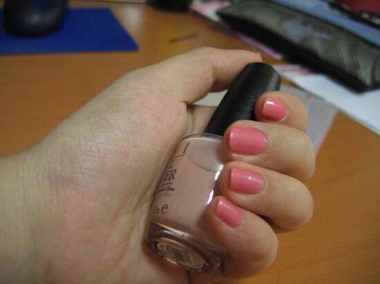 Bimboticly Pink (no, that's not the name of the nail polish used)